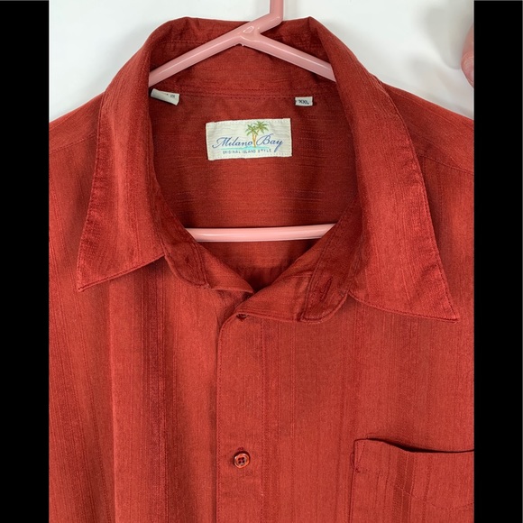 Milano Bay Men’s XXL Short Sleeve Hawaiian Shirt - Picture 3 of 9